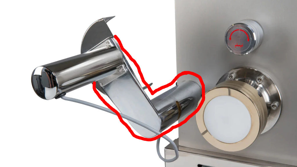 Abschneide­arm Halterung schwenkbar